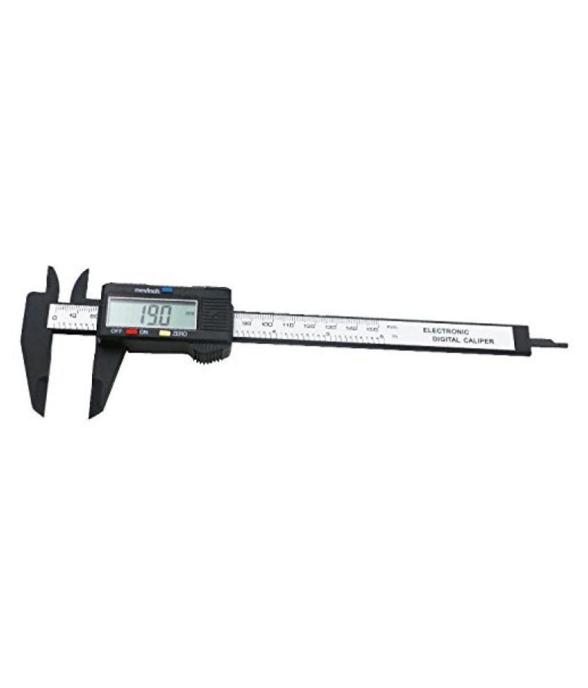 Digital Caliper – Carbon Fiber Composite, 6 Inch (150mm), 0.001" Accuracy, Easy-Read Display