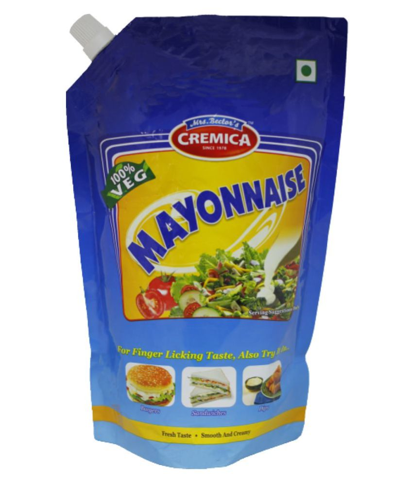 Cremica Premium Mayonnaise with Nozzle & Squeezy pack 100 Veg