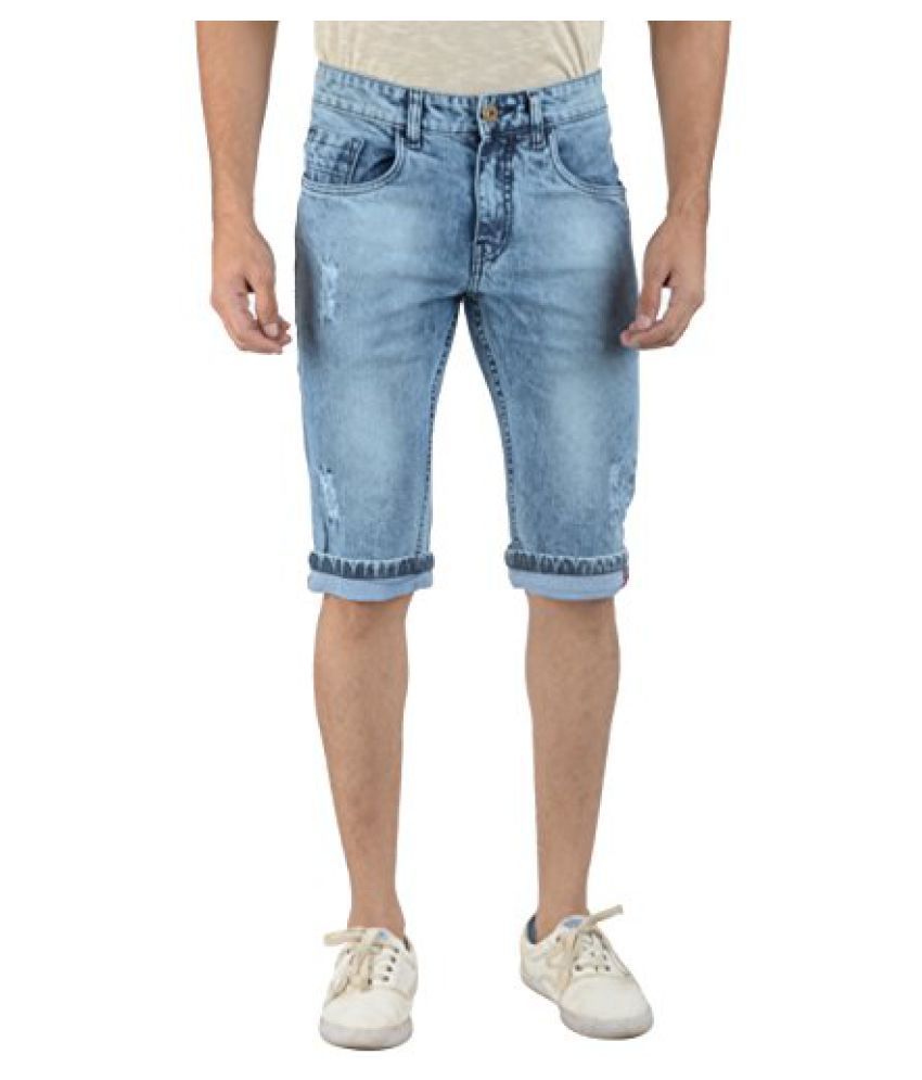 mens denim shorts online india