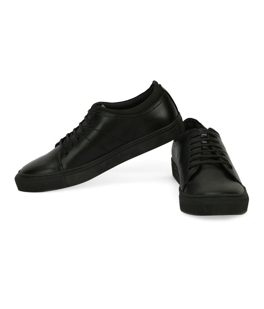 allen solly black casual shoes