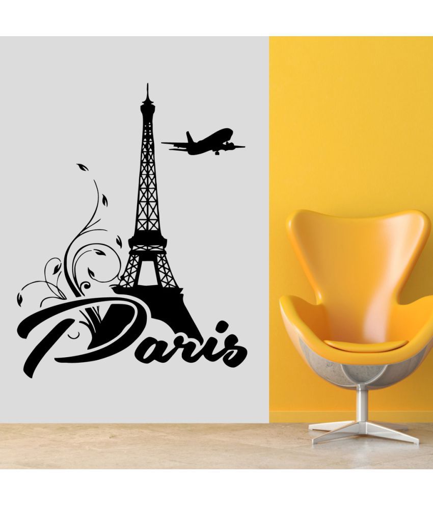     			Decor Villa Paris Vinyl Black Wall Stickers