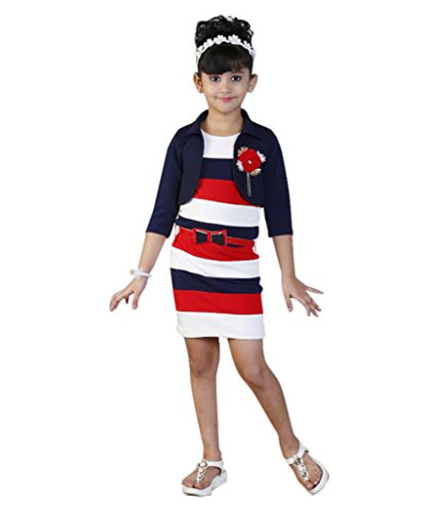 Short frock with short jacket