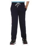 Vimal Jonney Pack of 1 Boys Cotton Blend Trackpant ( Navy )