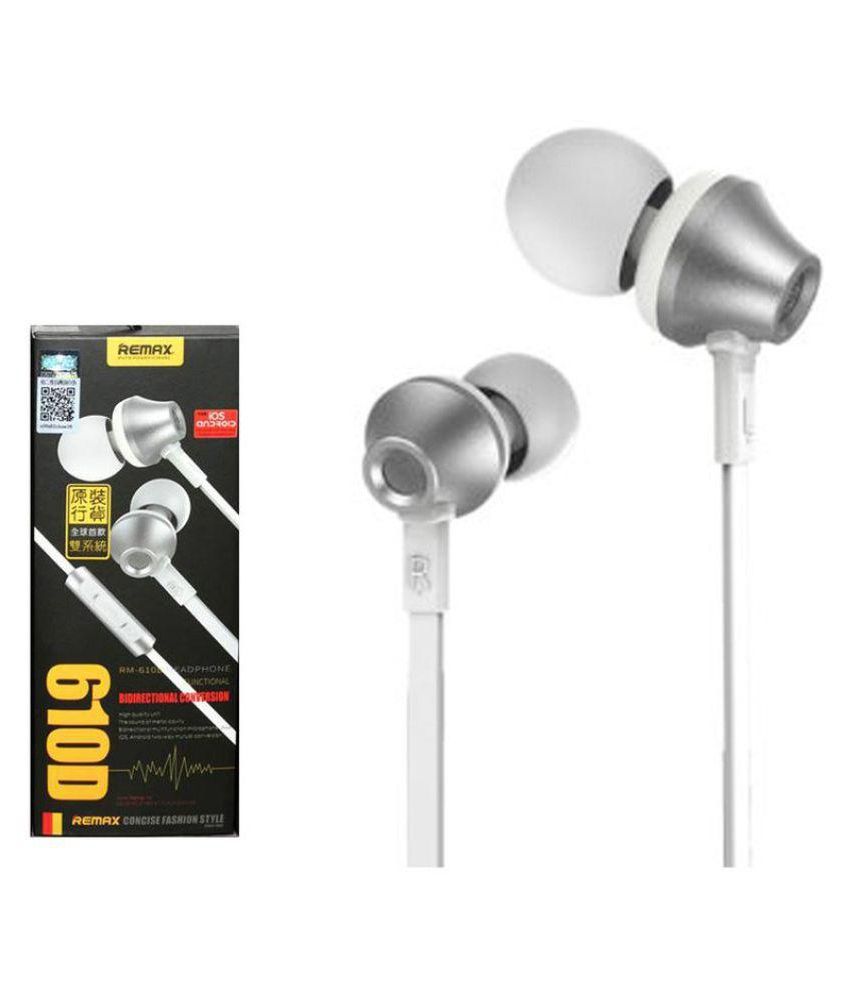 Remax 610d Ear Buds Wired Earphones With Mic Buy Remax remax 610d ear buds wired earphones with mic buy remax