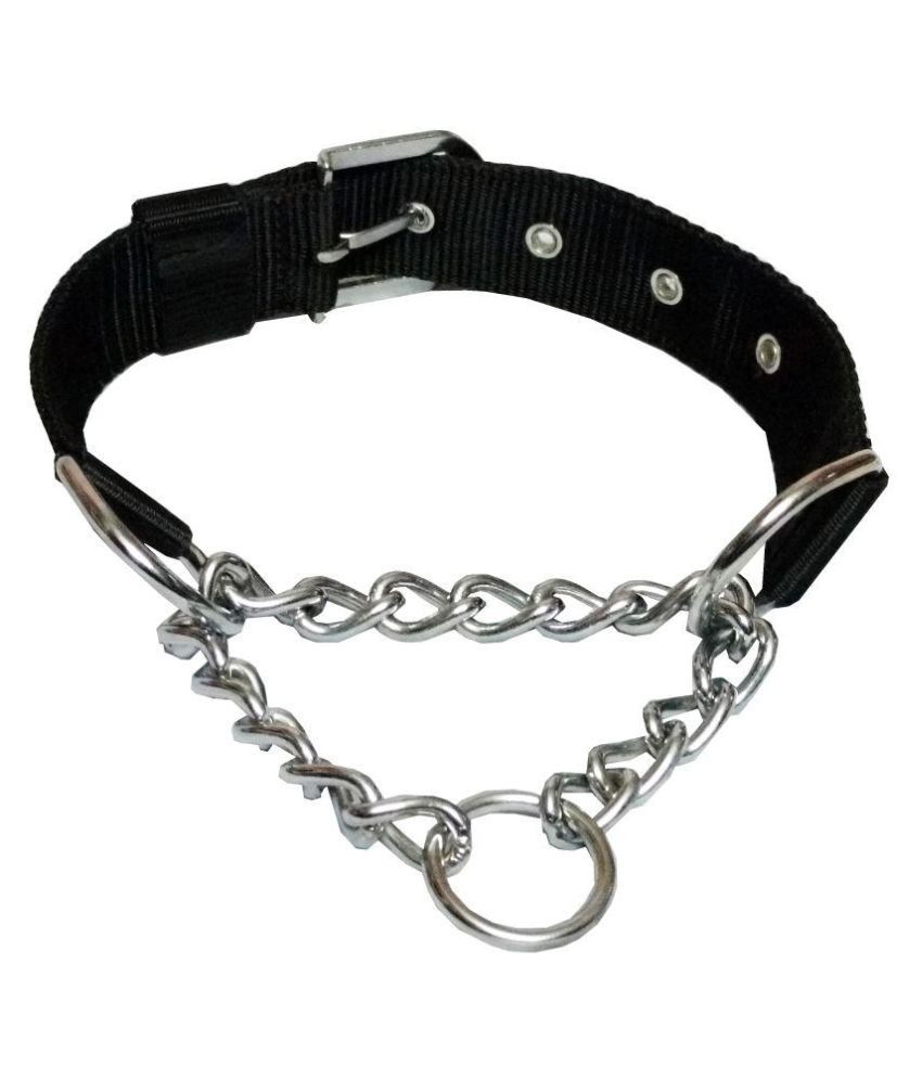 Black Choke Collar / Training 1.25in Large Dog Collar Buy