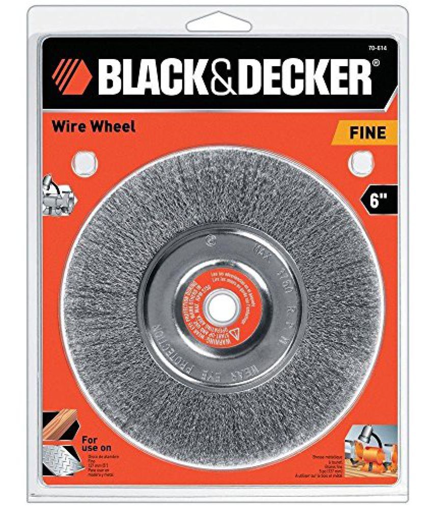 Black Decker 70 614 6 Fine Crimp Bench Grinder Wire Wheel Brush