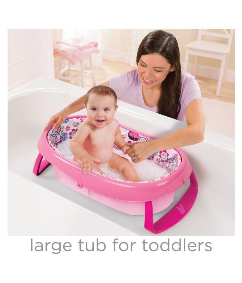 Summer Infant Pink Plastic Baby Bath Tub Buy Summer Infant Pink