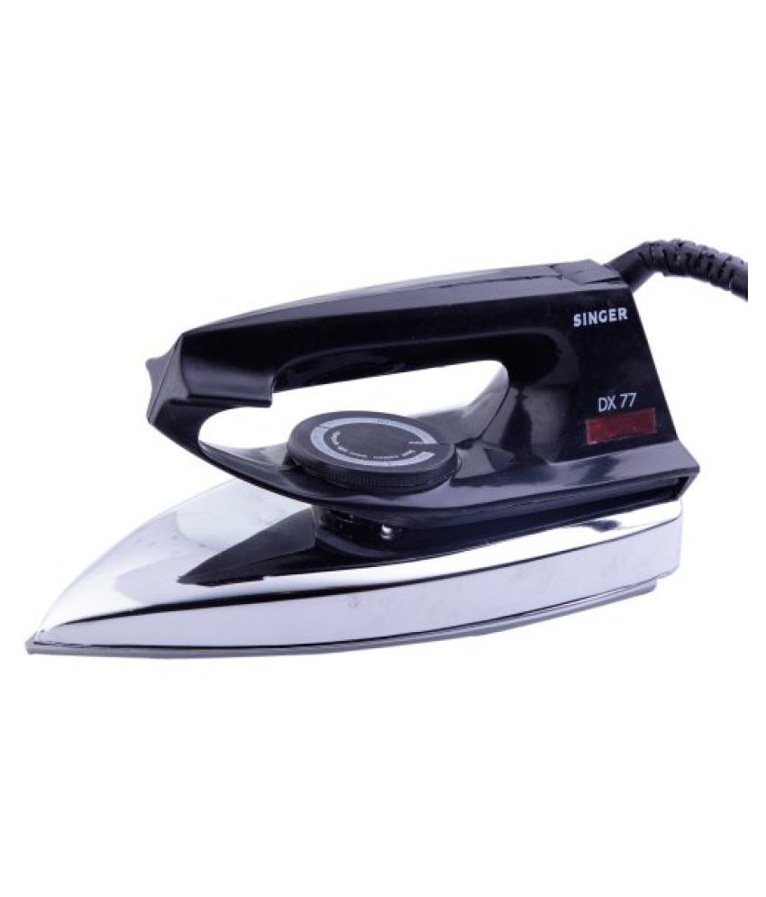 Singer Dx 77 1000 Watt Dry Iron Black Price In India Buy Singer Dx 77 1000 Watt Dry Iron Black Online On Snapdeal