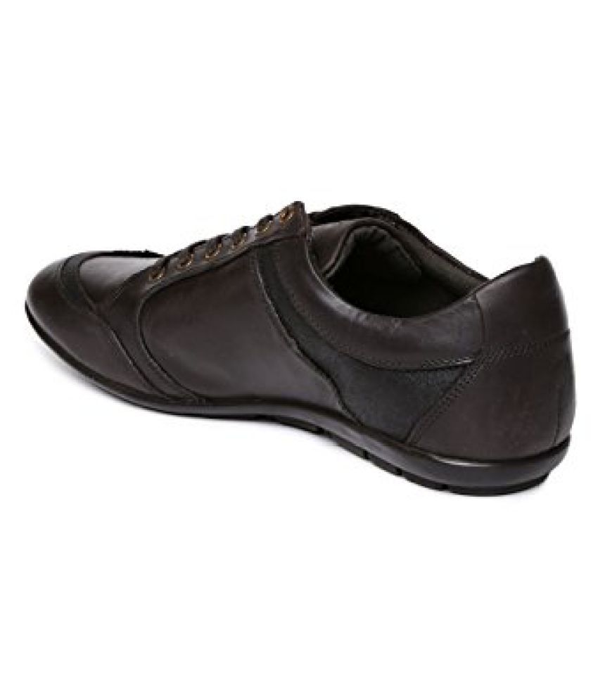 Levi's Men Dark Brown Leather Casual Shoes - Buy Levi's Men Dark Brown  Leather Casual Shoes Online at Best Prices in India on Snapdeal