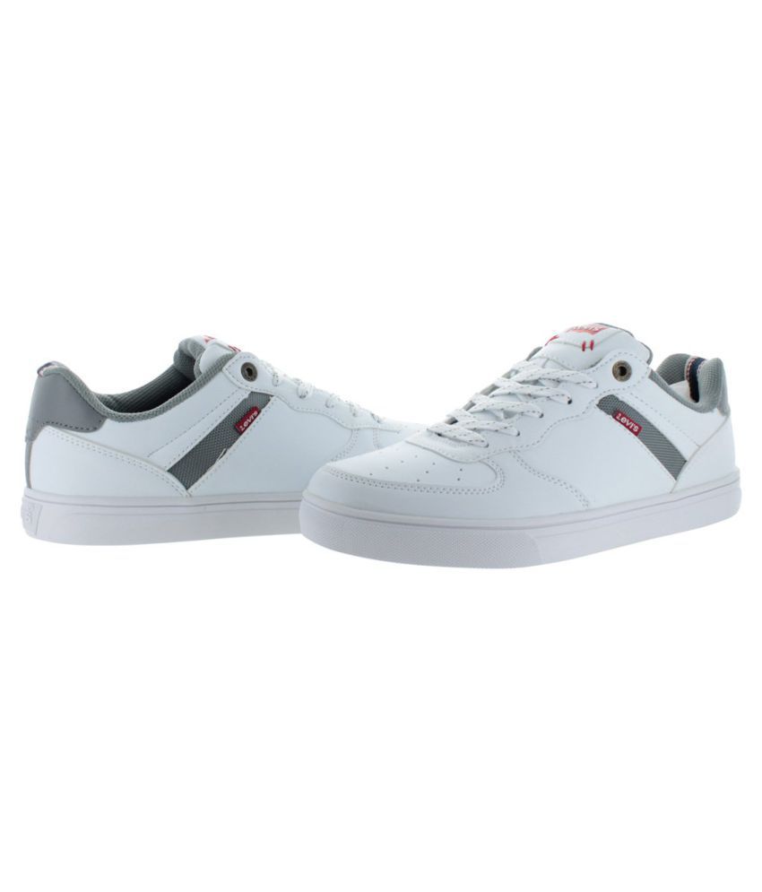 Levis Jeans Jeffrey Mens Court Sneakers Shoes White/Grey 8 D(M) US - Buy  Levis Jeans Jeffrey Mens Court Sneakers Shoes White/Grey 8 D(M) US Online  at Best Prices in India on Snapdeal