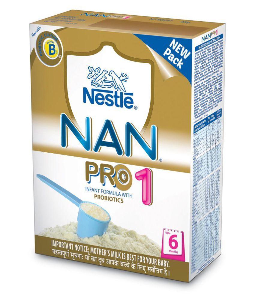 nan pro 1 for 4 months baby