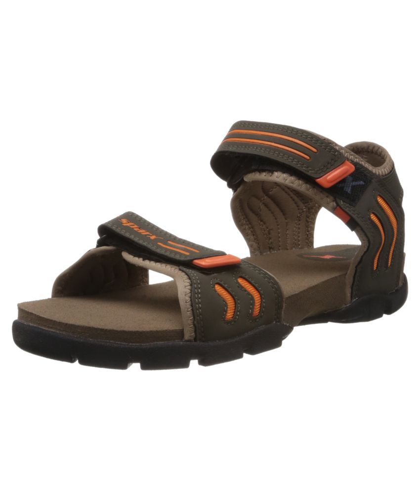 sparx green sandals