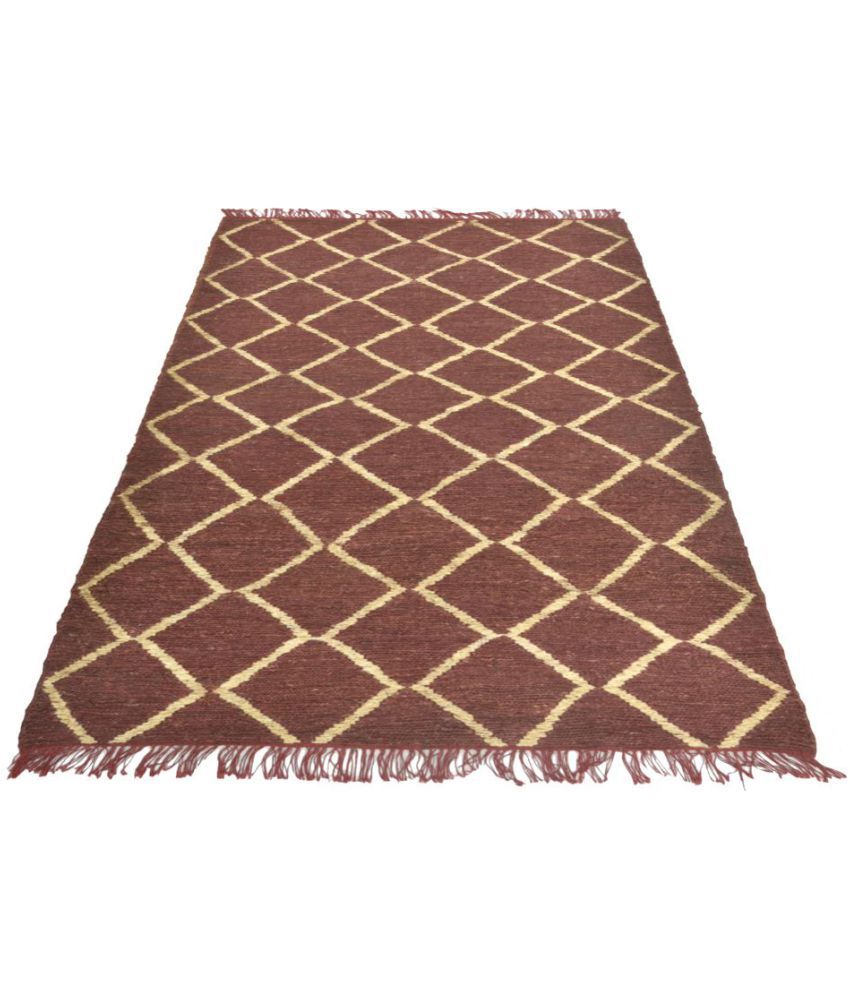 carpet live Rust Rug Jute Geometrical Buy carpet live Rust Rug Jute