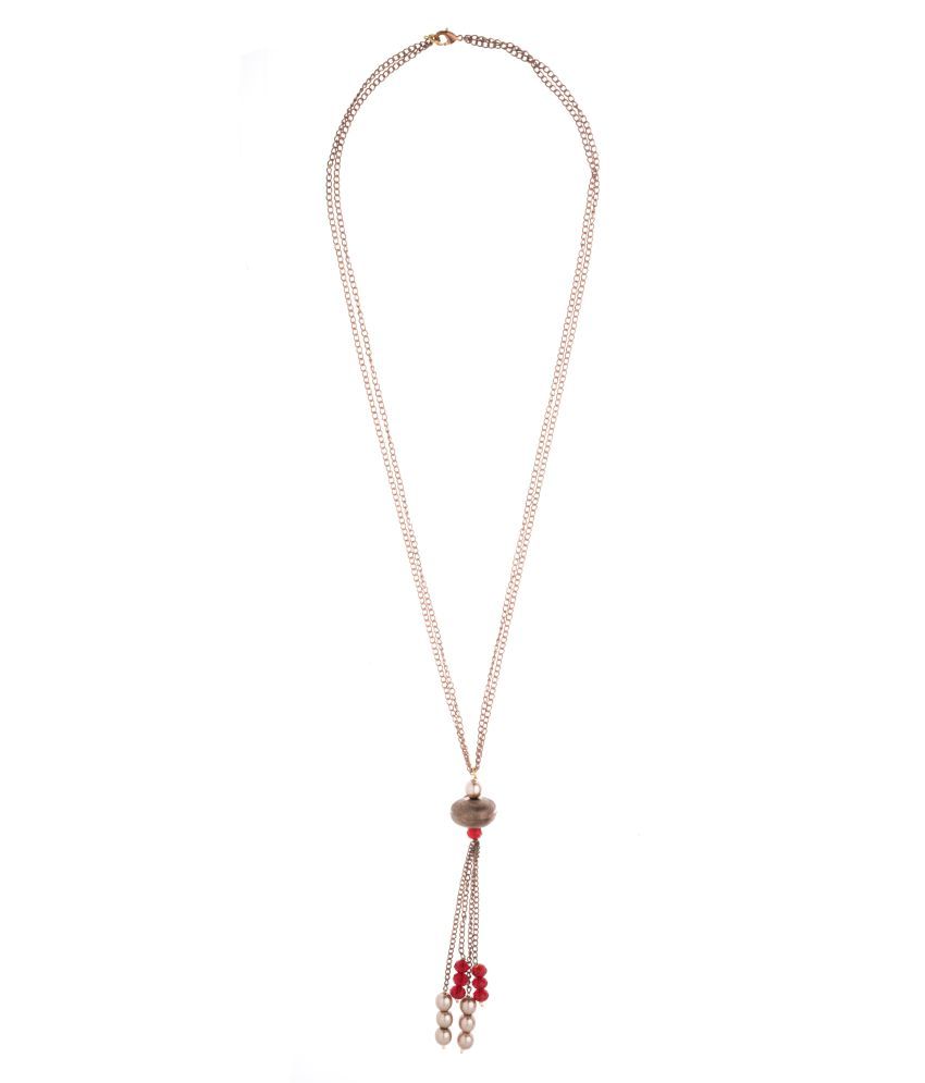 Shining Jewel Contemporary Long & Fancy Necklace For Women (SJ_2173
