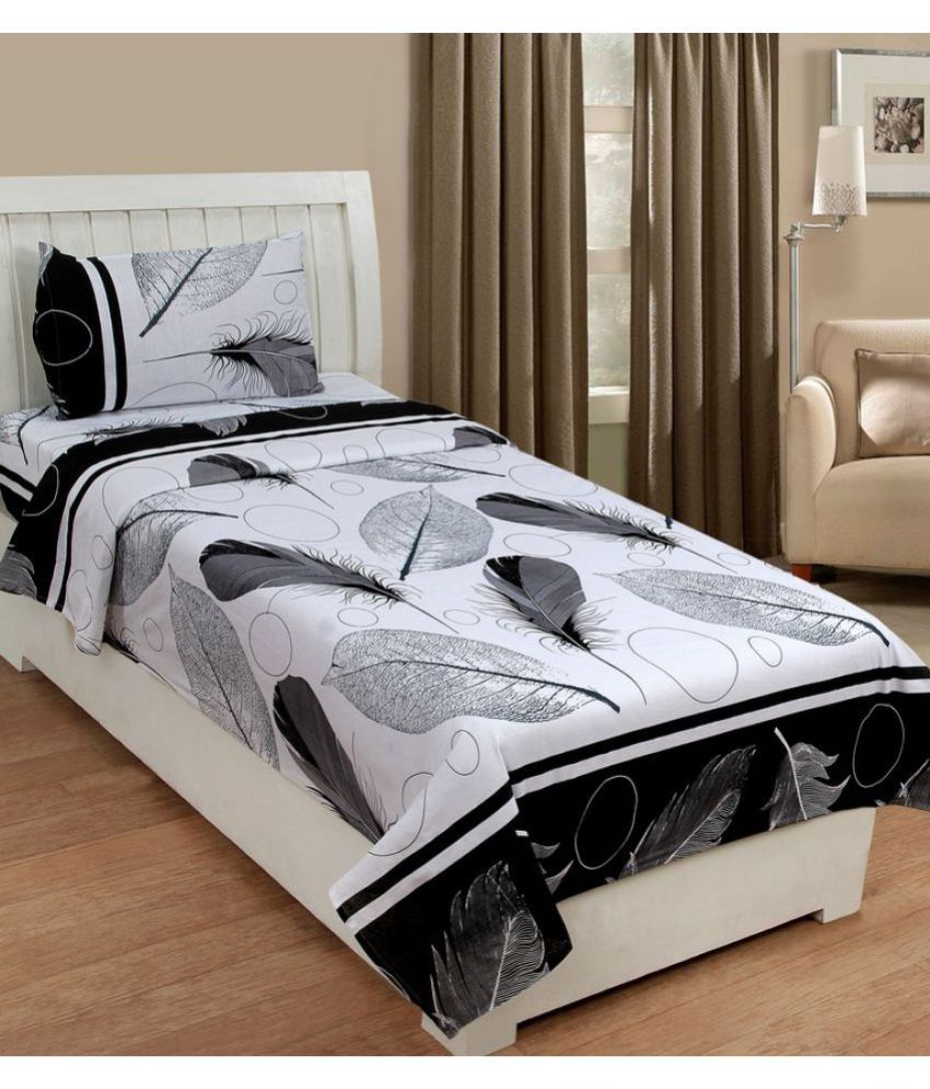     			AKIN Cotton Single Bedsheet with 1 Pillow Cover