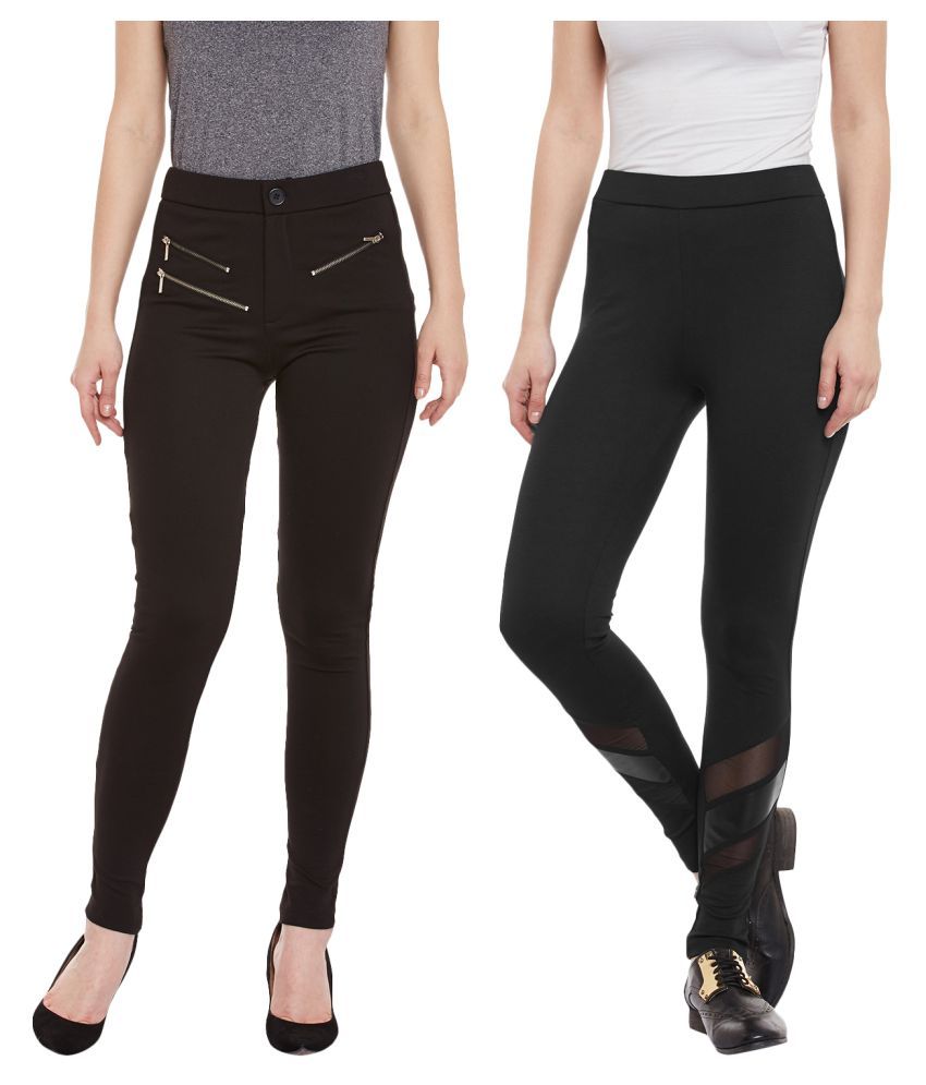 polyester jeggings