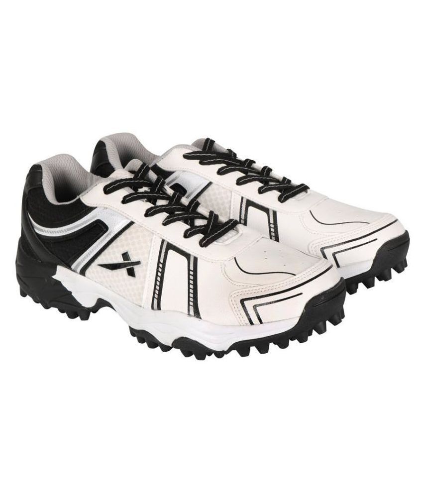     			Vector X Target White Cricket Shoes