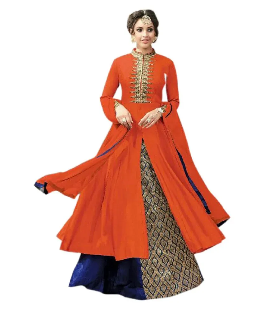 Anarkali suit top online shopping snapdeal