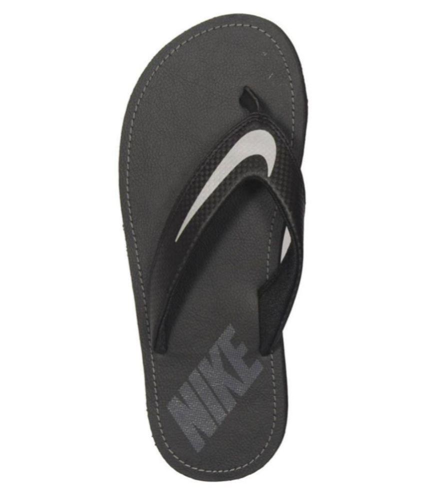 nike black thong flip flop