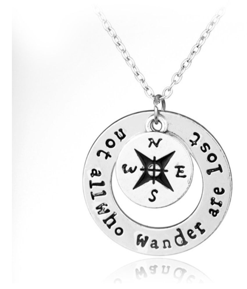 Efg Lord Of The Rings Wb Wanderlust Travel Silver Necklace Buy Efg Lord Of The Rings Wb Wanderlust Travel Silver Necklace Online At Best Prices In India On Snapdeal