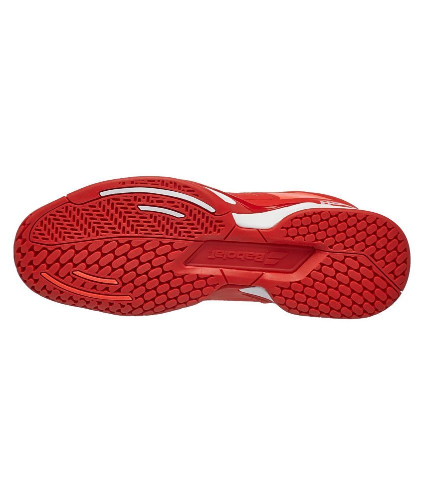 babolat red shoes