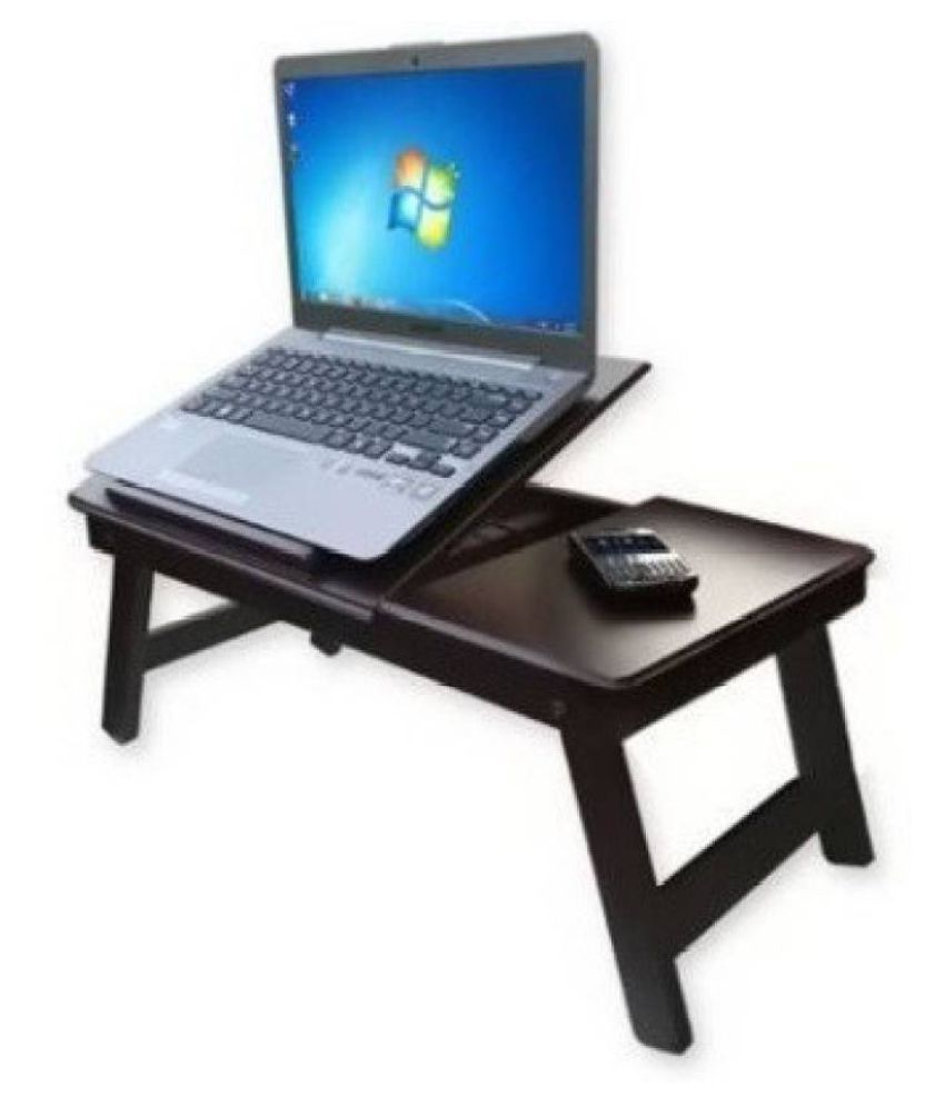 ibs Solid Wood Portable Laptop Table Finish Color 