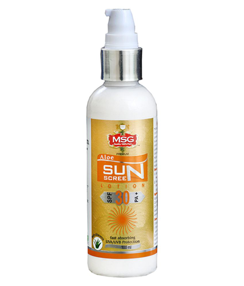 Msg Sunscreen Lotion Spf 30 Pa 100 Ml Buy Msg Sunscreen Lotion Spf