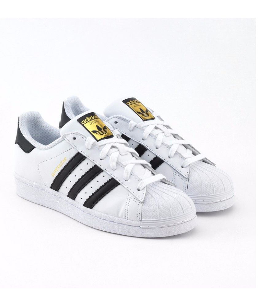 Adidas White Superstar Running Shoes - Buy Adidas White Superstar ...
