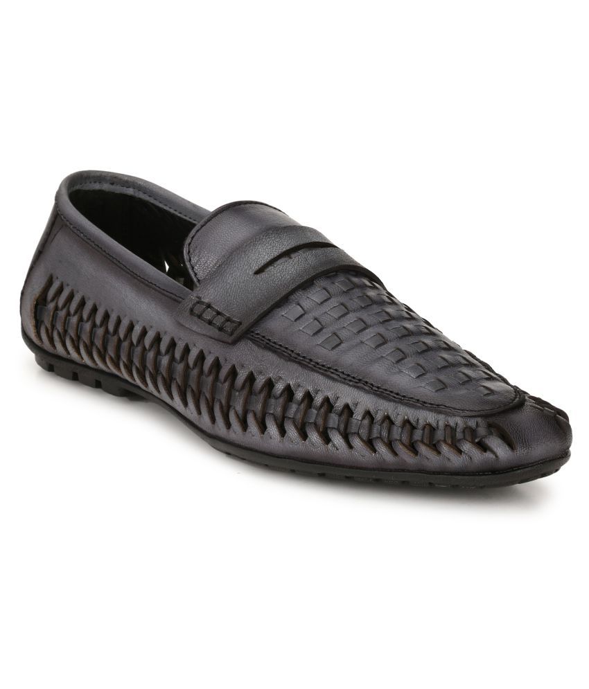 El Paso P12BLeather Lifestyle Black Casual Shoes Buy El