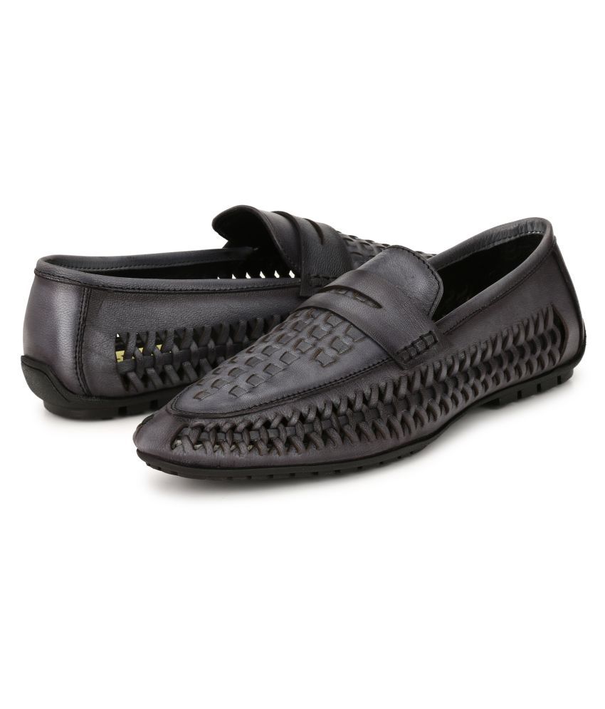El Paso P12BLeather Lifestyle Black Casual Shoes Buy El