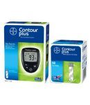 Bayer Contour Plus Glucometer + 50 Strips +100 Lancets +100 Swabs