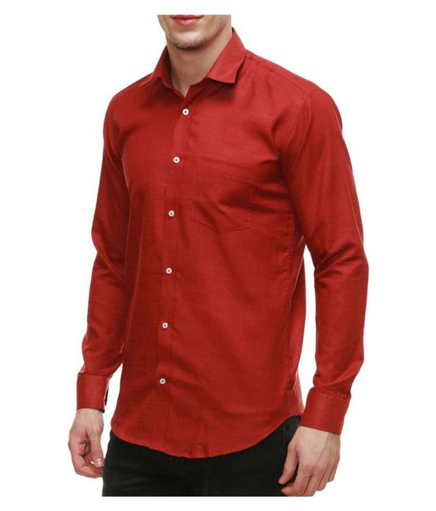 formal maroon shirt combination