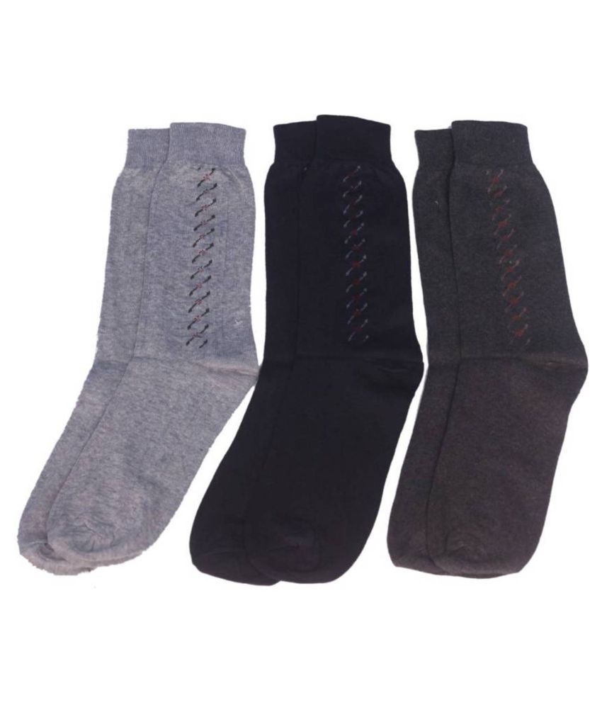     			Tahiro Multi Casual Mid Length Socks