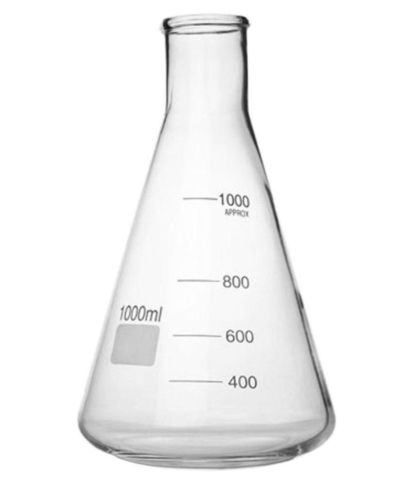     			Top Quality Bexco Borosilicate Glass Conical Flask 500 ml - Pack of 2