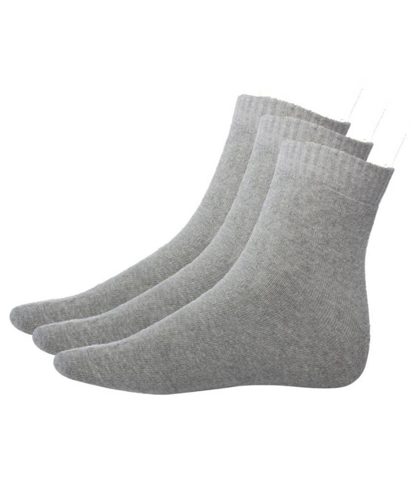     			Tahiro Gray Casual Ankle Length Socks
