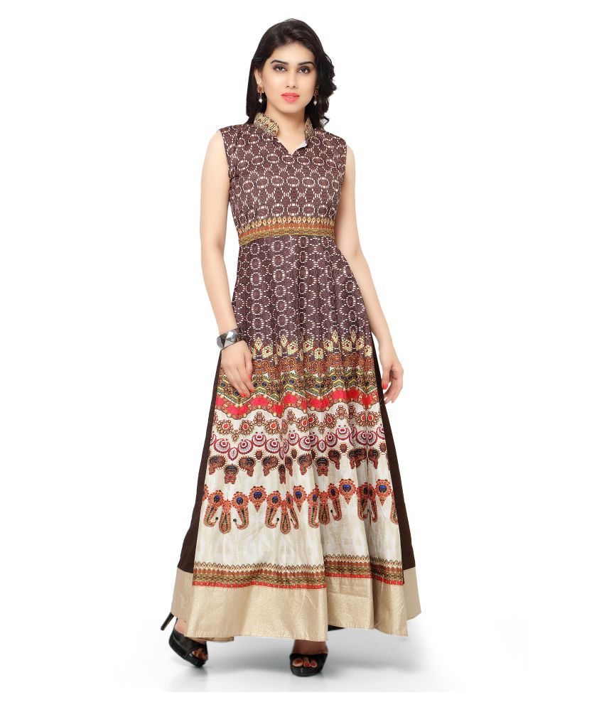 fancy silk gown