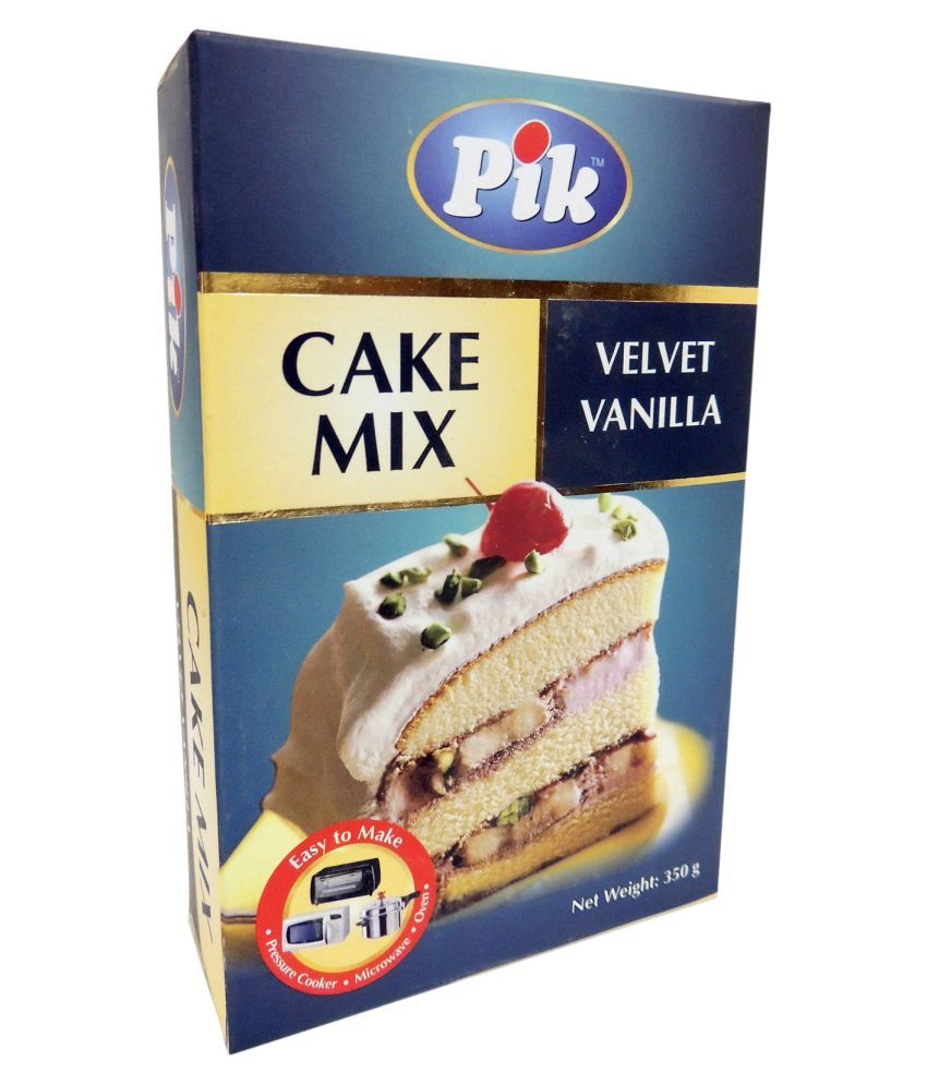 PIK Velvet Vanilla Cake Mix 350 gm Pack of 2 Buy PIK Velvet Vanilla Cake Mix 350 gm Pack of 2