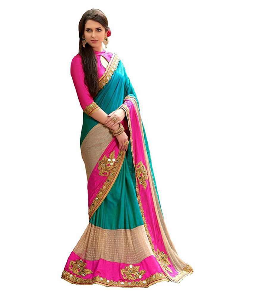 SareeShop Designer SareeS Multicoloured Silk Saree