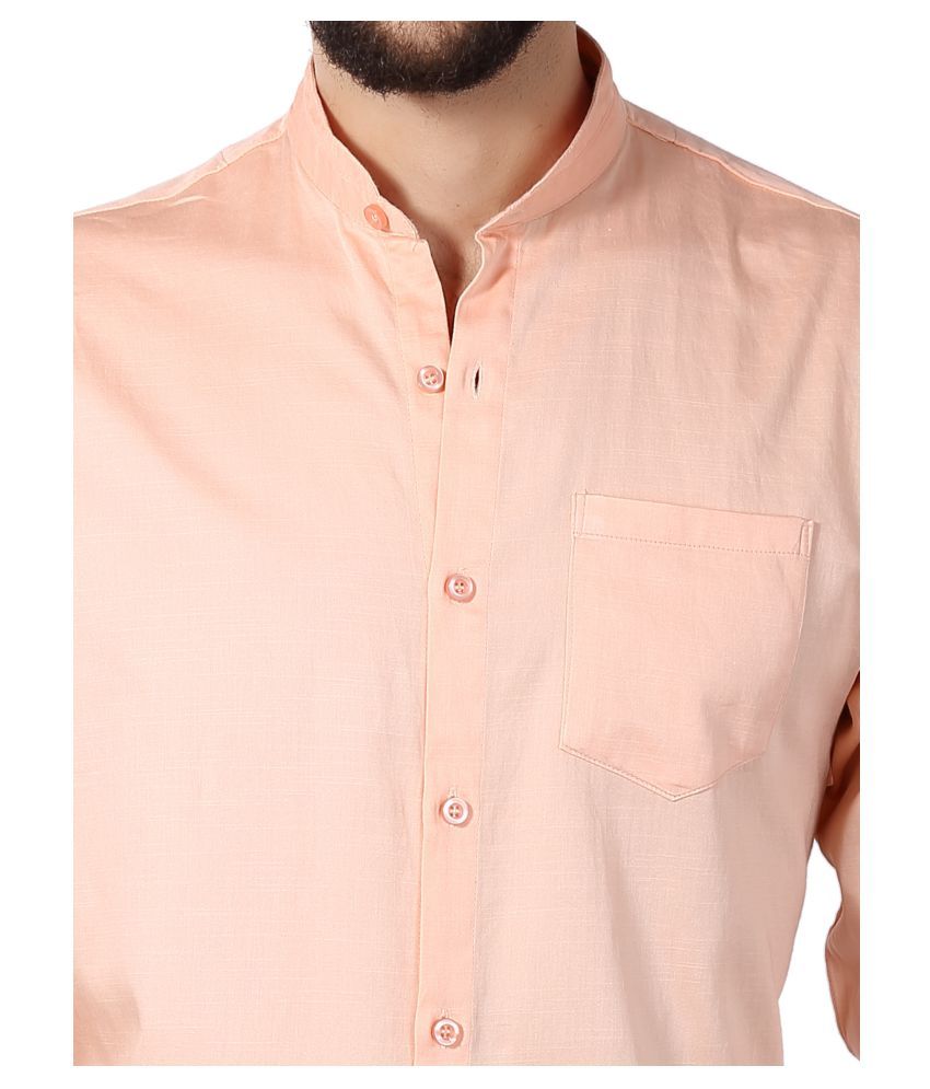 peach casual shirt