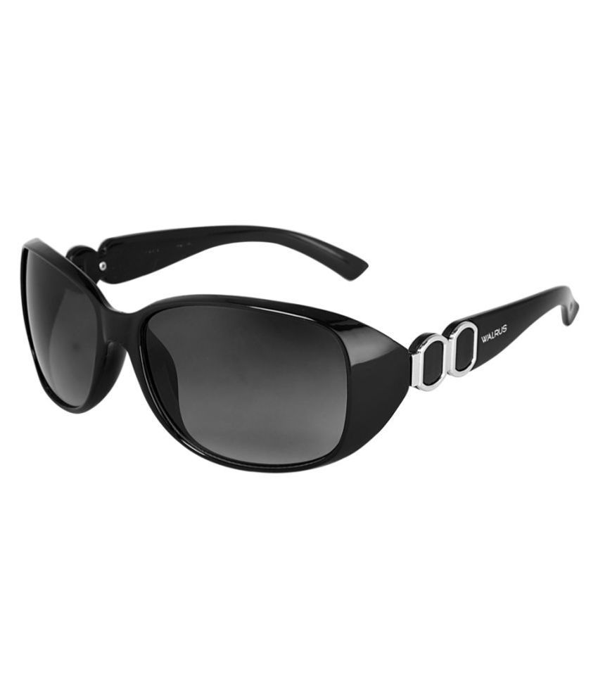     			Walrus Black Oversized Sunglasses ( WS-VCT-020202 )