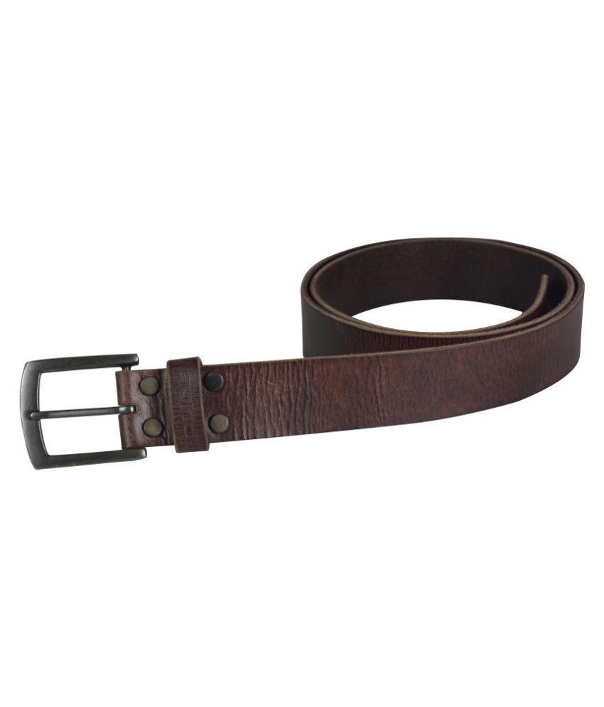 Police Brown Leather Formal Belt: Buy Online at Low Price in India ...