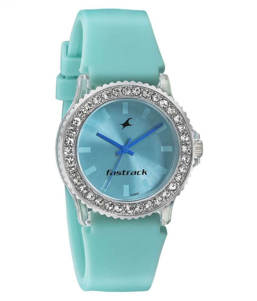 Fastrack Blue Strap Watch 9827PP14 Price in India: Buy Fastrack Blue