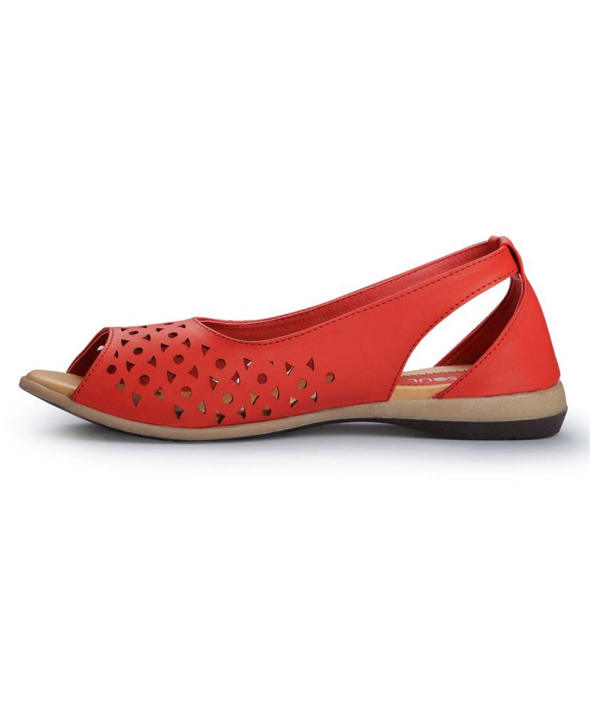 maroon pointed flats