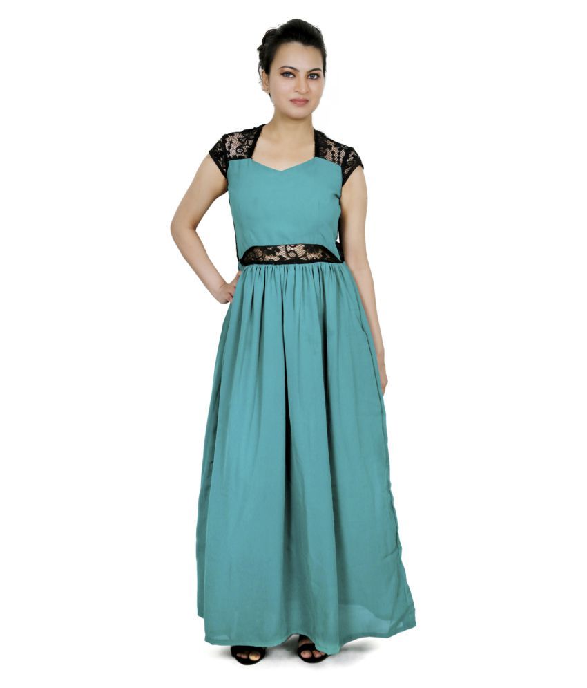 express turquoise dress