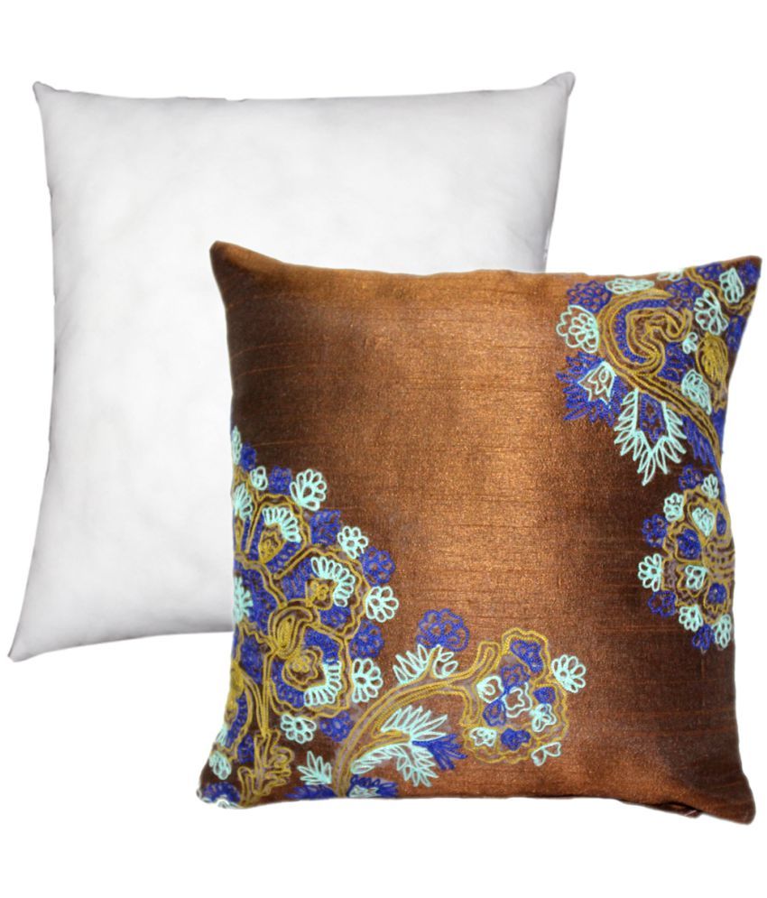 HOME ROYAL Single Polyester Cushion Covers with Fillers 30X30 cm (12X12