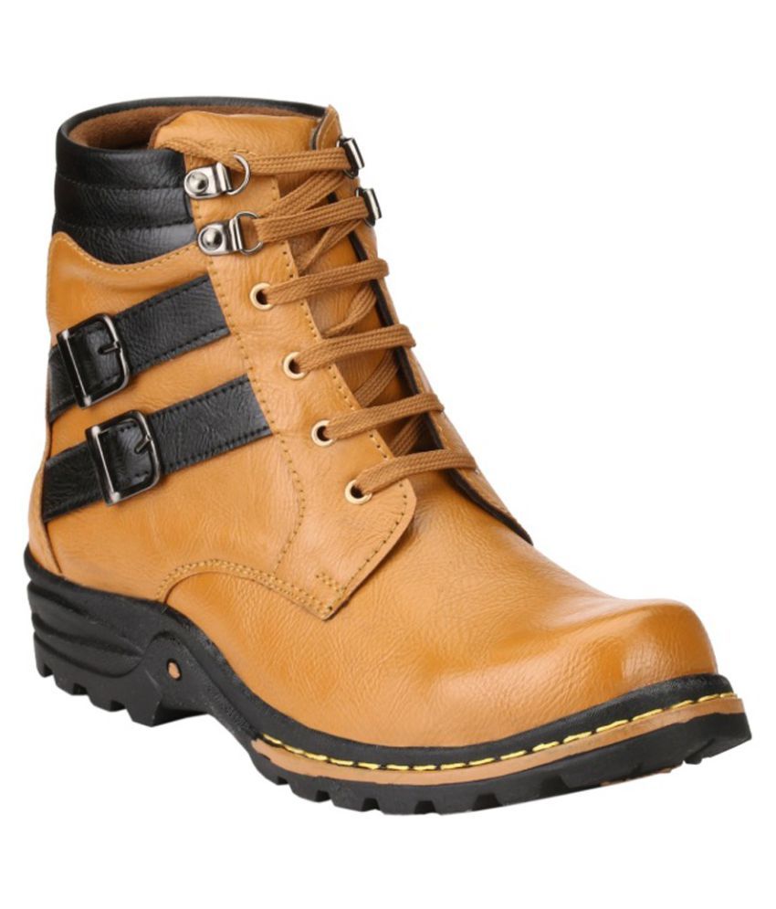 Magnolia Tan Boots - Buy Magnolia Tan Boots Online at Best Prices in India on Snapdeal