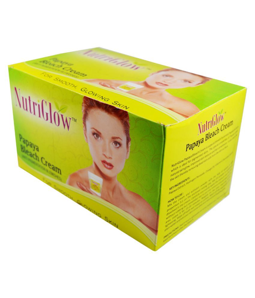 Nutriglow Papaya Bleach Cream For all type Skin Moisturizer 300 gm Buy