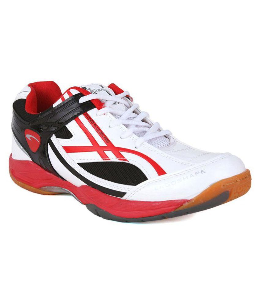 ProASE White Red Badminton Shoes Red Training Shoes - Buy ProASE White ...