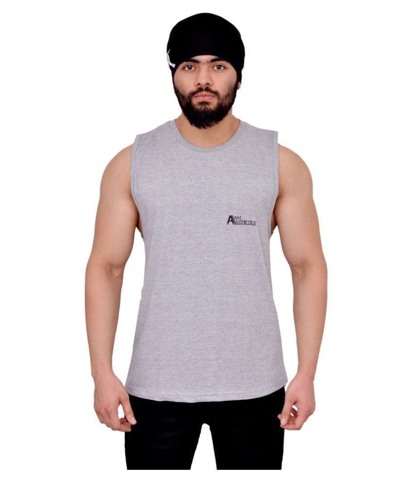 Anax Aesthetics Grey Round TShirt Buy Anax Aesthetics Grey Round T