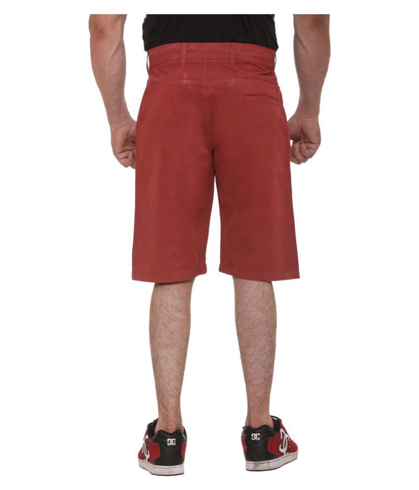 maroon cargo shorts